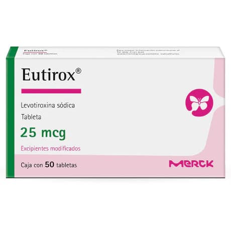Eutirox 25 Mcg Con | 100 Tabletas
