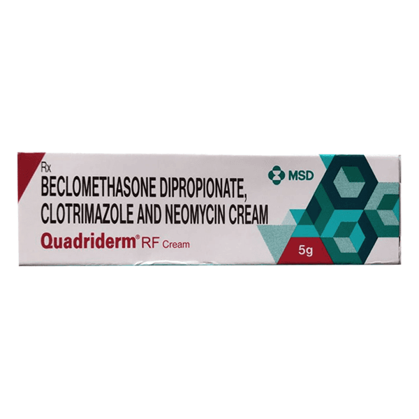 Quadriderm RF (Beclomethasone/Clotrimazole/Neomycin) 5gm