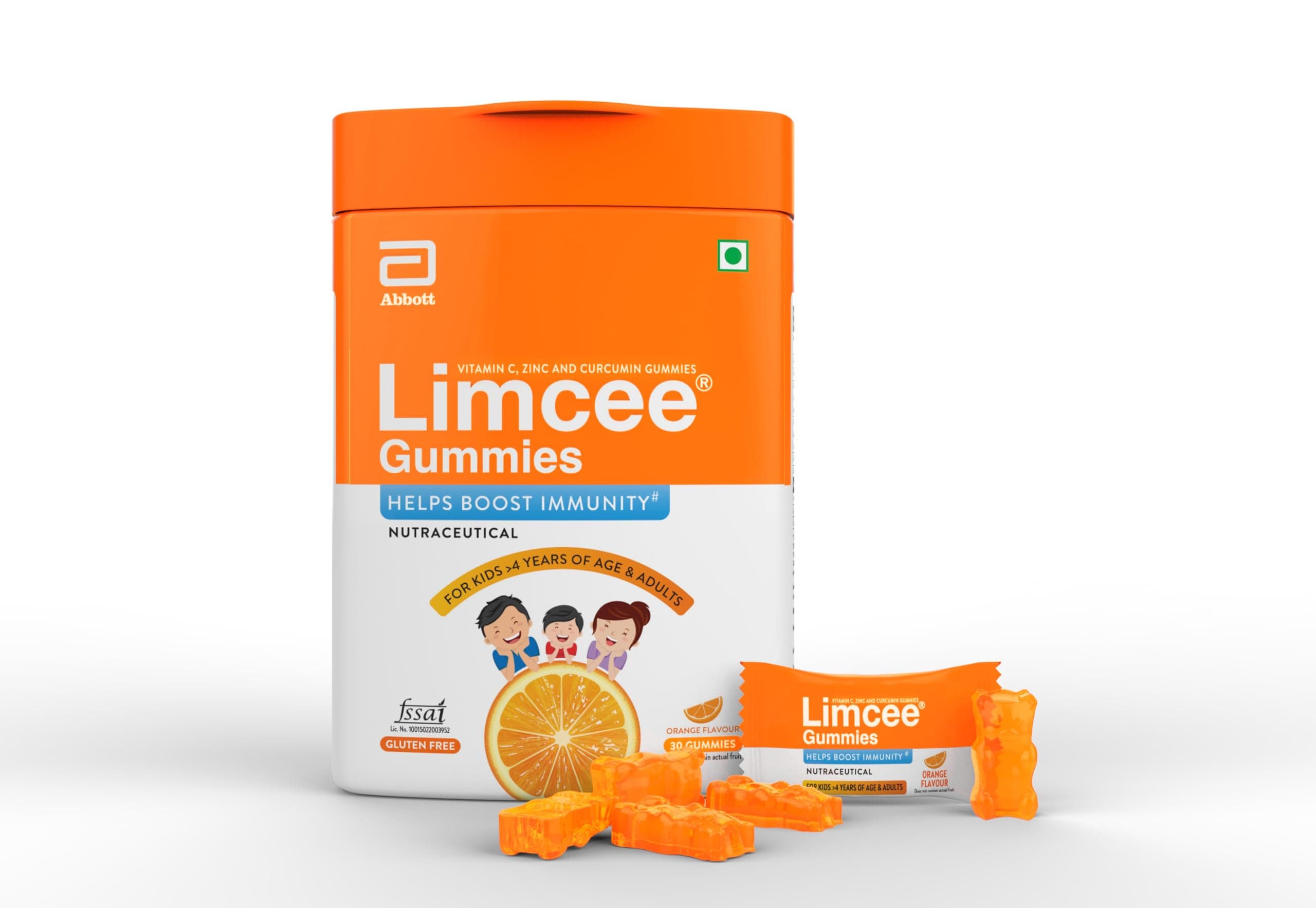 Limcee Gummies Gluten Free Orange product image 1