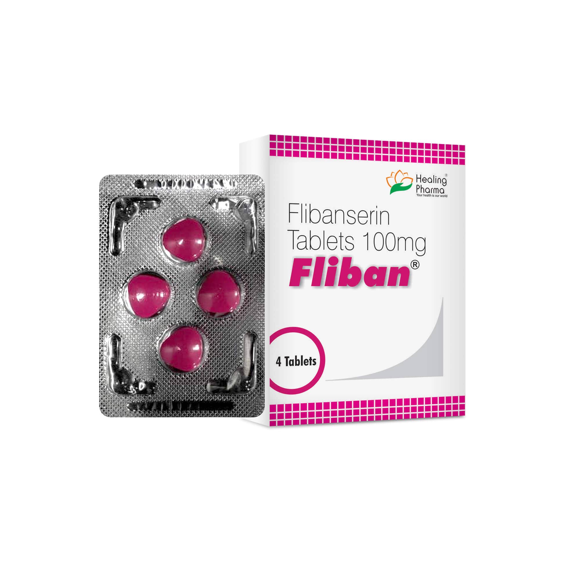 Flibanserin 100 mg Tablets