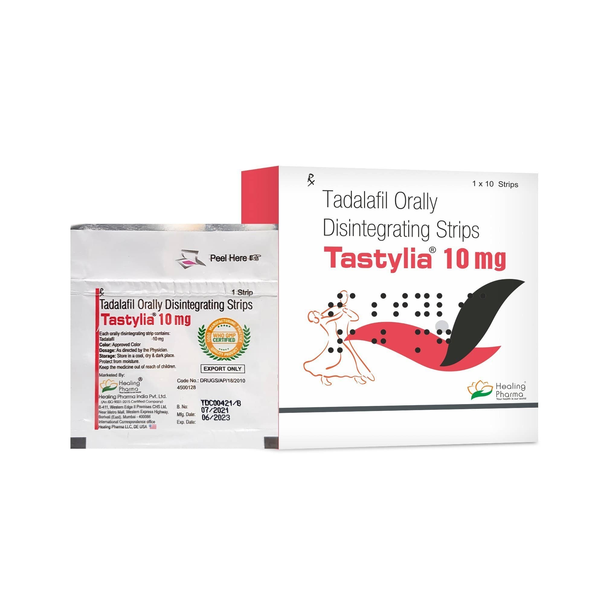 Tastylia 10mg Orally Strip