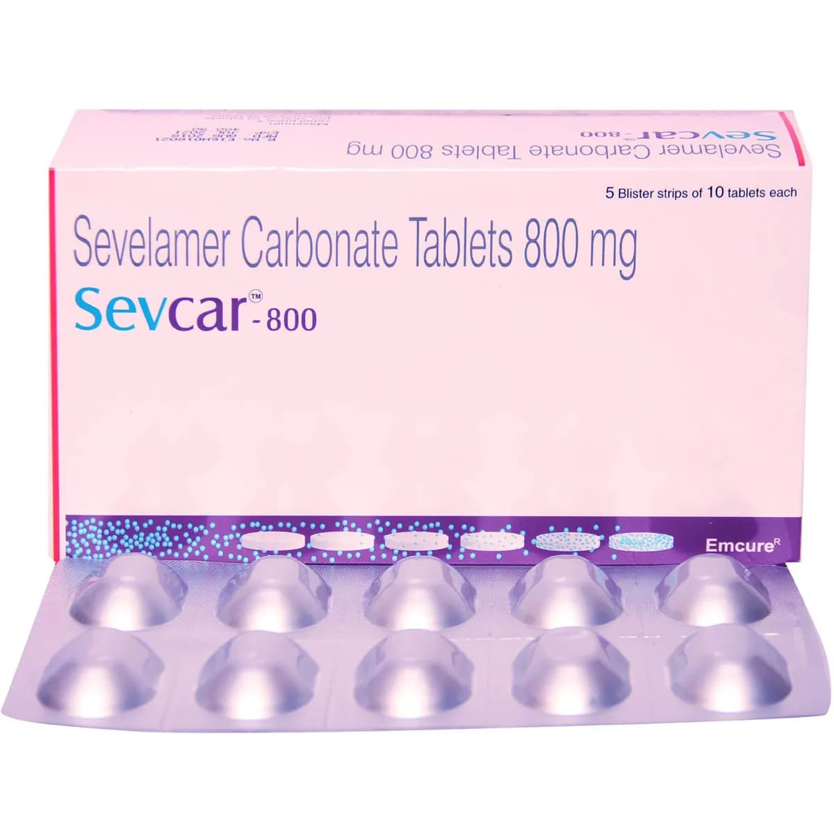 Sevcar 800 mg Tablets product image 1