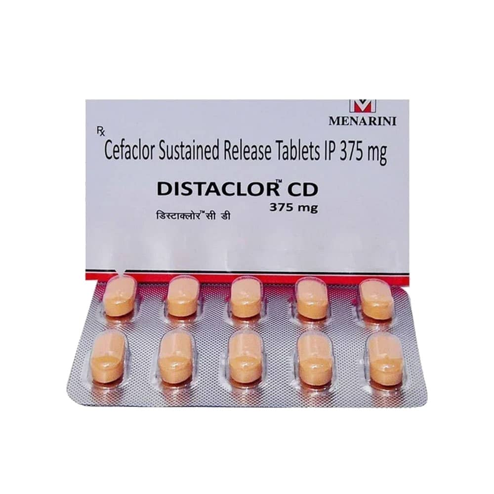 Distaclor 370 mg Tablets (Cefaclor)