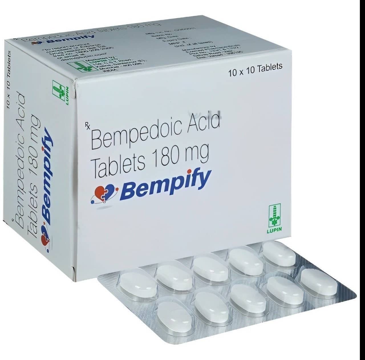 Bempify Tablets (Bempedoic acid) 180 mg