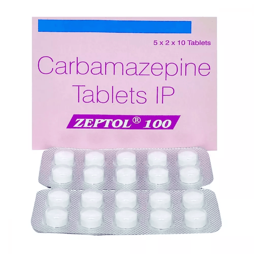 Zeptol (Carbamazepine) Tablets 100 mg product image 1