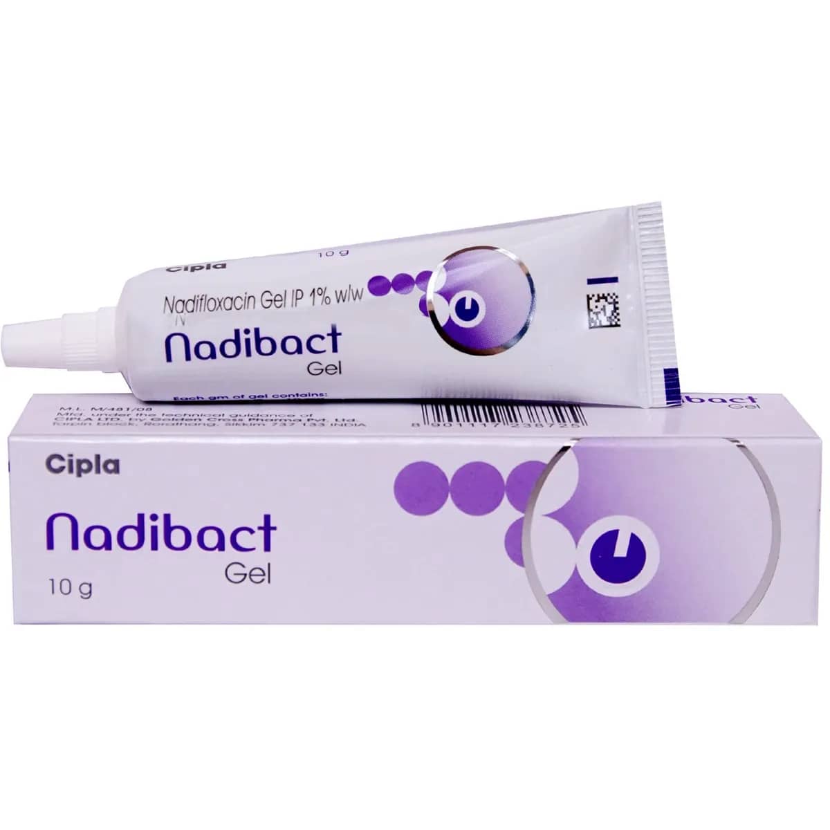 Nadibact Cream (Nadifloxacin) 1% w/w 10g