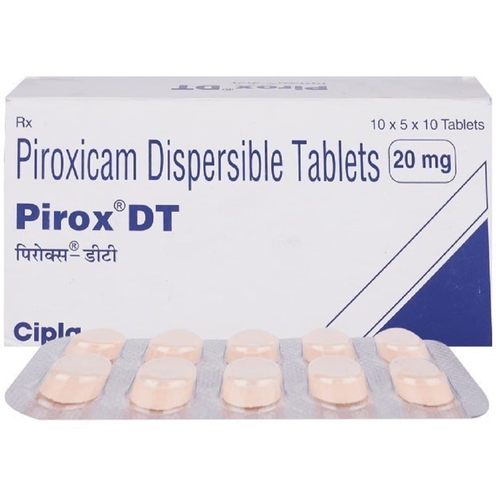 Pirox DT (Piroxicam) Tablets 20 mg product image 1