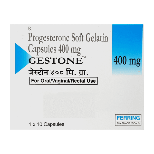 Gestone (Progesterone) Capsules 400 mg product image 1
