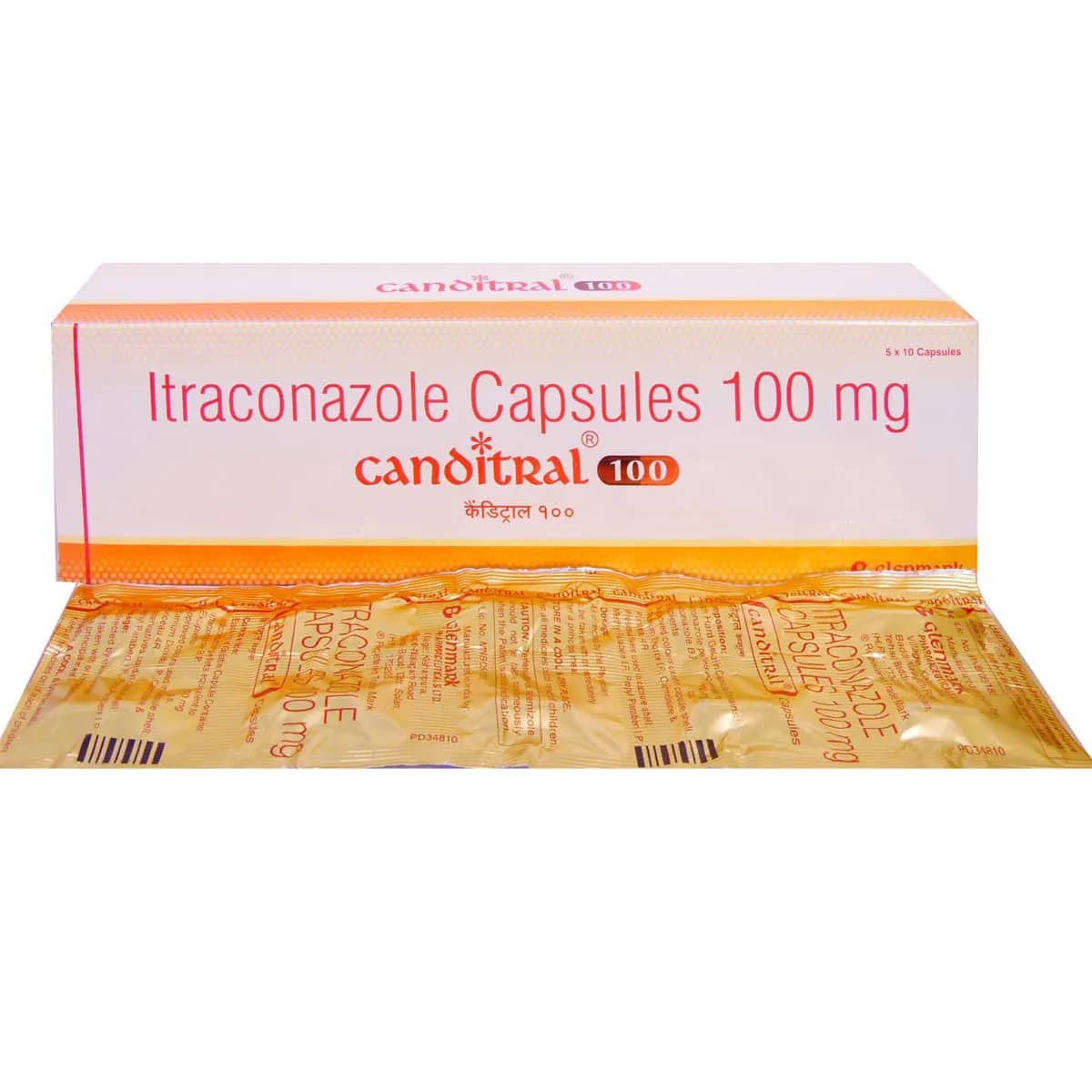 Canditral (Itraconazole) 100 mg Capsules