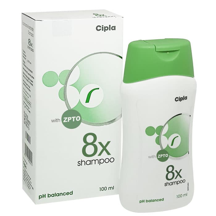 8X Shampoo (Ciclopirox/Zinc pyrithione) Bottle product image 1