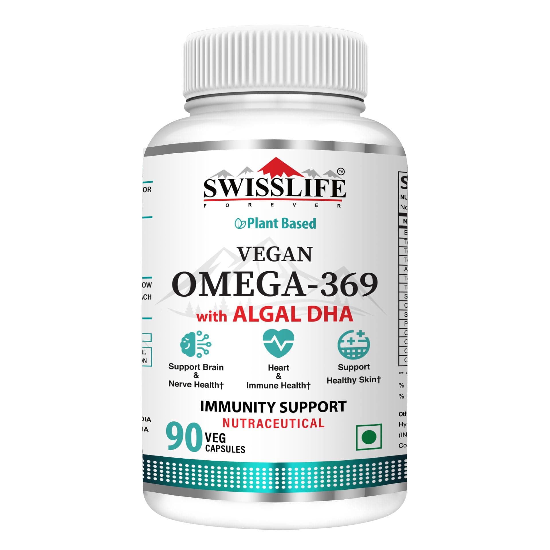 Swisslife Forever Vegan Omega 369 Capsules product image 1