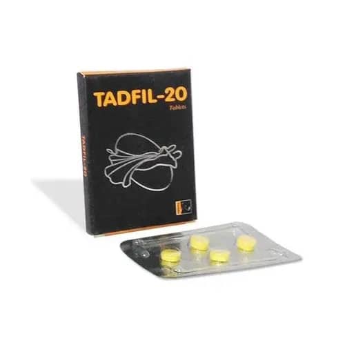 Tadfil 20 mg Tablets (Tadalafil)