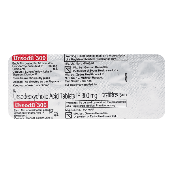 Ursodiol 300 mg Tablets