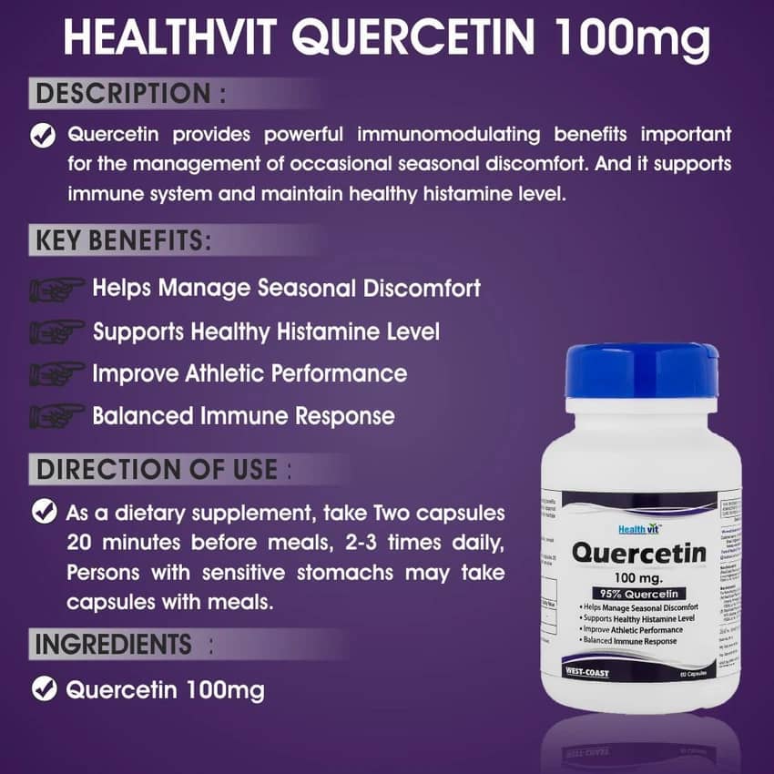 Quercetin Capsules 100 mg