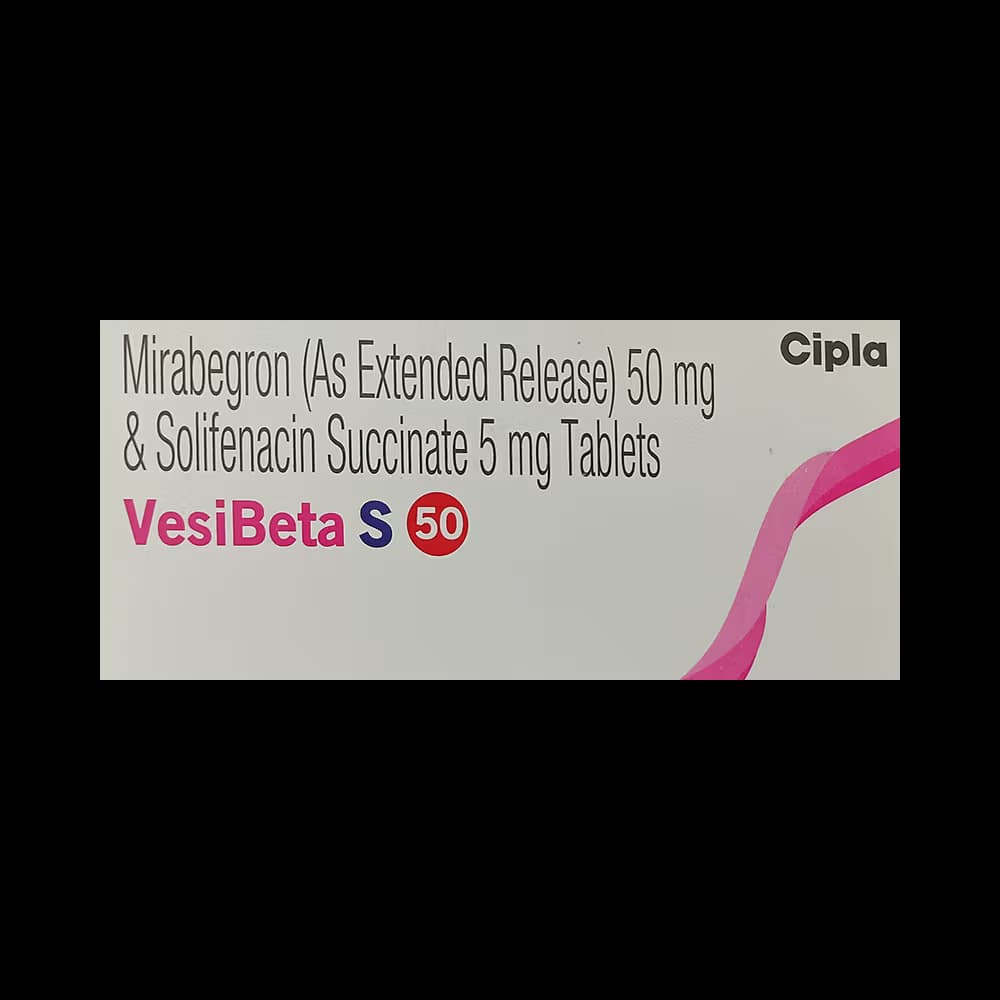VesiBeta ER (Mirabegron) Tablets 50 mg product image 1