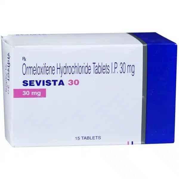 Sevista (Ormeloxifene/centchroman) Tablets 30 mg