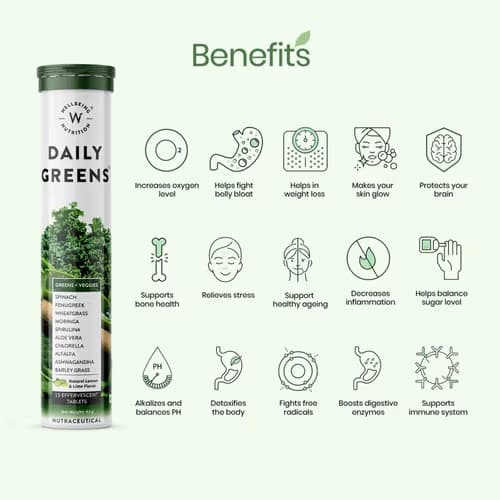Wellbeing Nutrition Daily Greens Effervescent Tablets product image 1