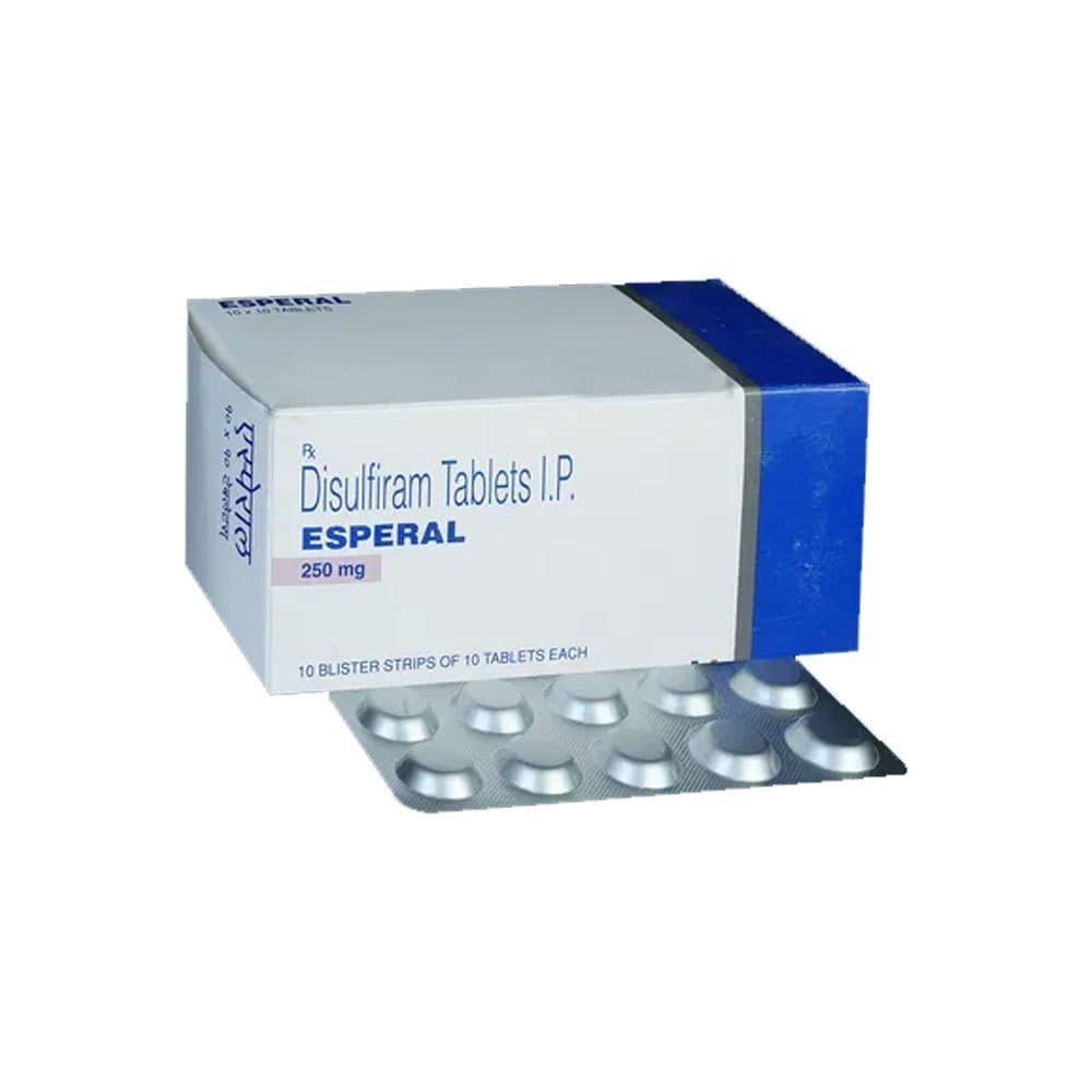 Esperal (Disulfiram) Tablets 250 mg