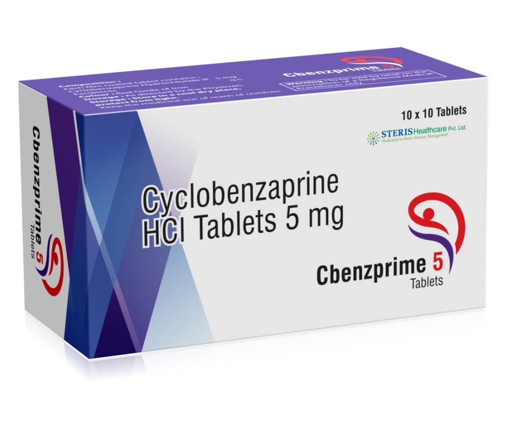 Cyclobenzaprine Tablets – Muscle Relaxant for Pain Relief