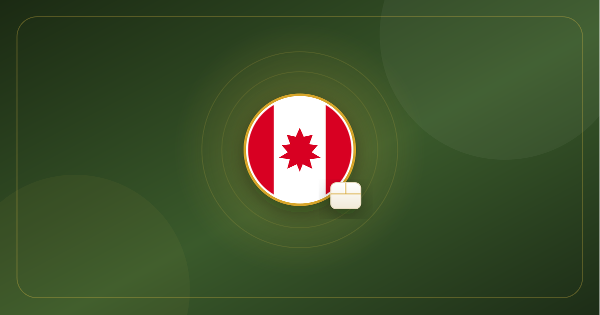 The Canadian flag on a delivery badge — ordering and delivery at Essential Meds