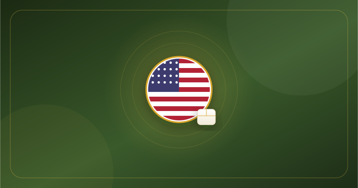 The United States flag on a delivery badge — ordering and delivery at Essential Meds